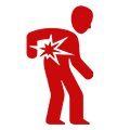 Pain and suffering icon